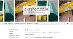 Desktop Screenshot of cveshop.co.uk